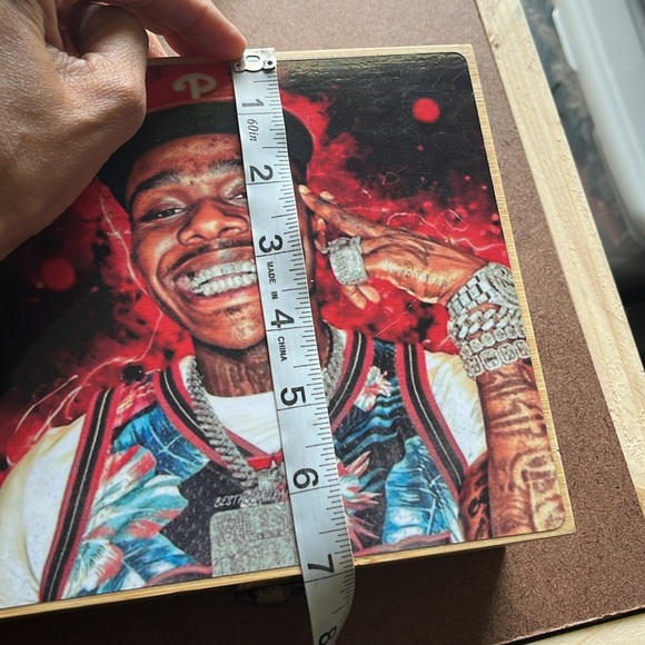 DaBaby Wooden Box 7.5”x7” - Picture 11 of 11
